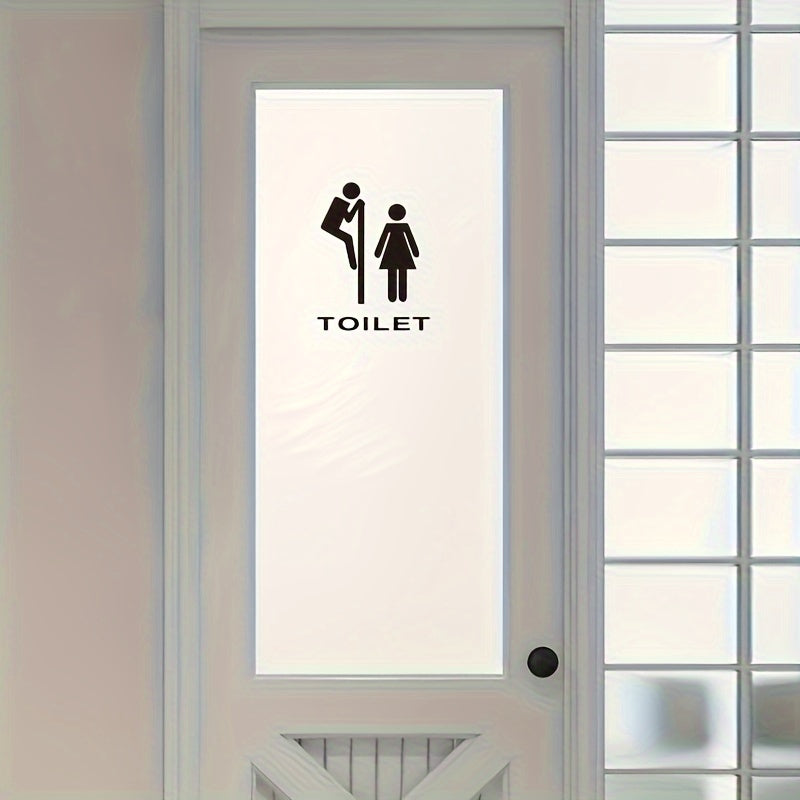 Bathroom Toilet Sticker TOILET Decoration Wall Sticker Men Women
