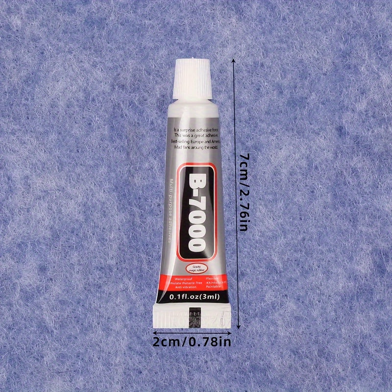 4pcs B7000 3ml Waterproof Strong Glue For DIY Jewelry Crafts