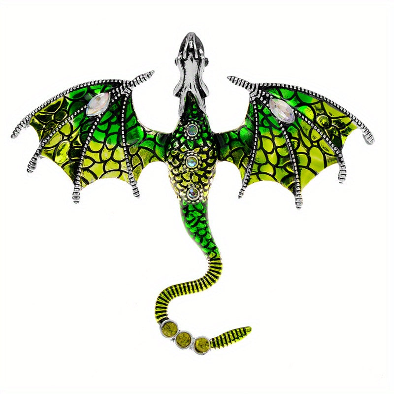 Creative Dragon Brooch Animal Corsage Pin Enamel Painting All-match Accessory