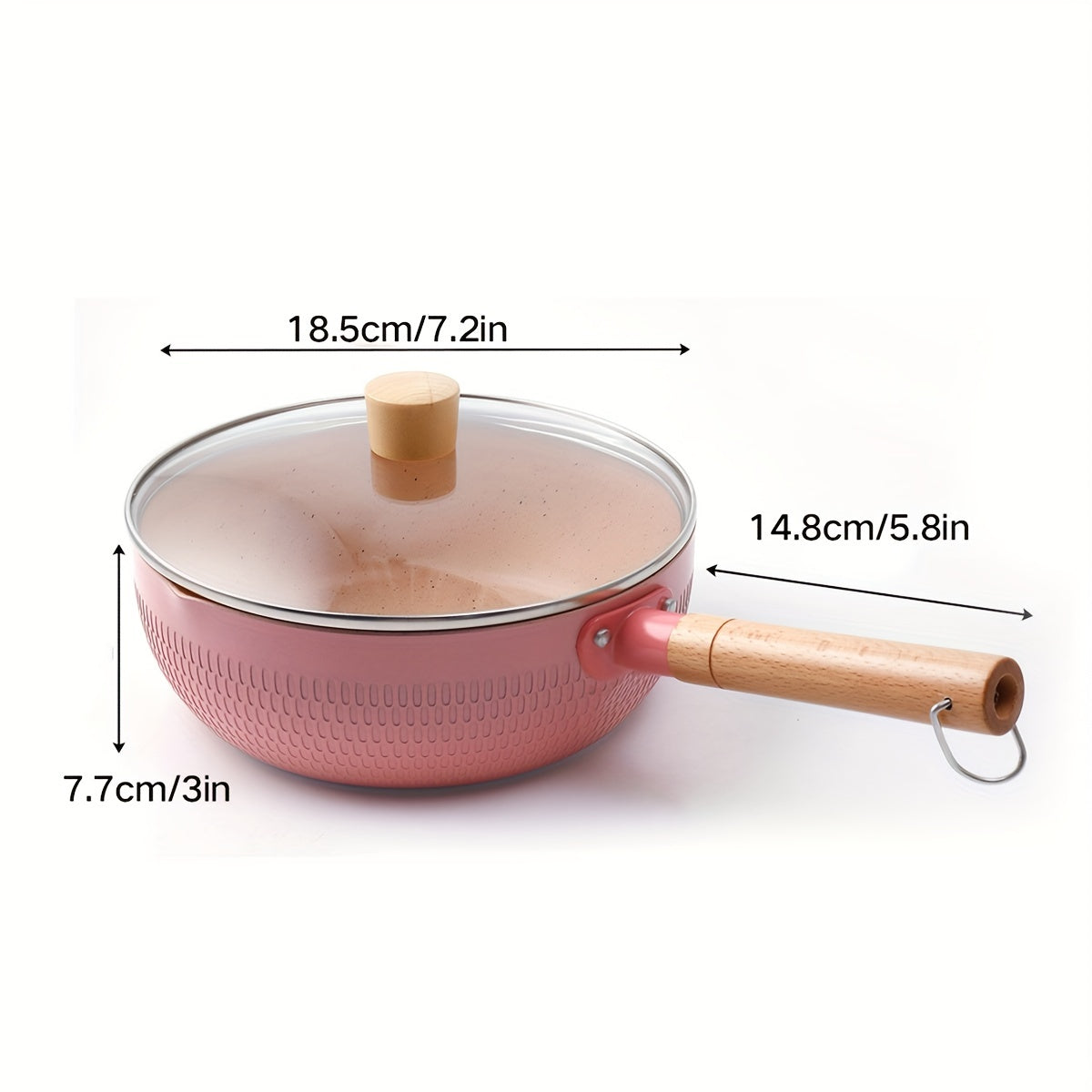 Stainless Steel Yukihira Pan Non stick Soup Pot with Cover