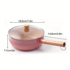 Stainless Steel Yukihira Pan Non stick Soup Pot with Cover