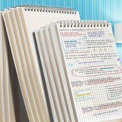 Spiral Grid Notebook A5 B5 80 Sheets