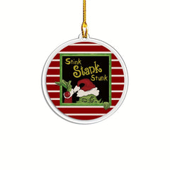 1pc Christmas Green Acrylic Funny Decoration Pendant