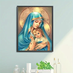Virgin Pattern Canvas Painting Print for Home Wall Art Decoration