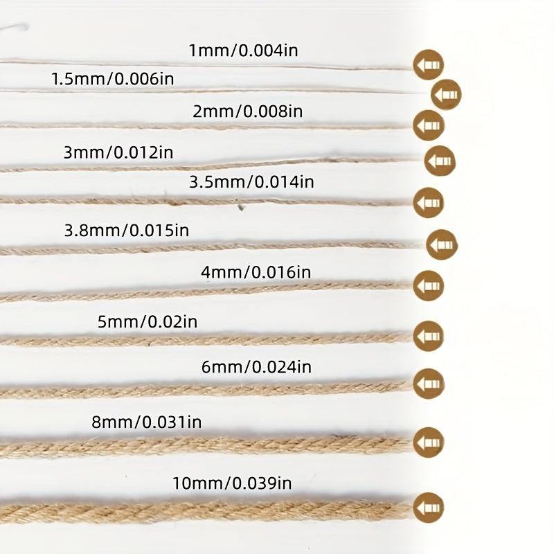 Natural Jute Rope String Ribbon Crafts for Rustic Home Decor