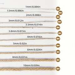 Natural Jute Rope String Ribbon Crafts for Rustic Home Decor