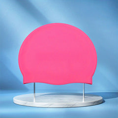 Unisex Silicone Swim Cap Waterproof Non Slip Elastic Men Women
