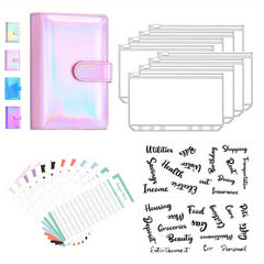 Budget Binder with Zipper Envelopes & Expense Budget Sheets