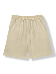 Men's Big V Letter Print Casual Drawstring Shorts