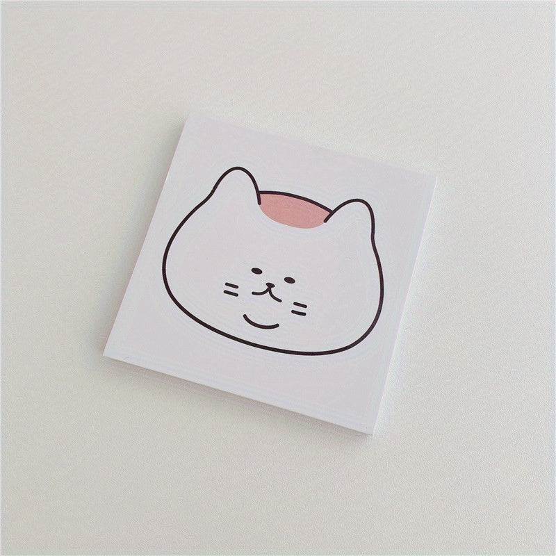 50 Sheets Cat Memo Paper Non-sticky Memo Book & Memo Pad for Notes