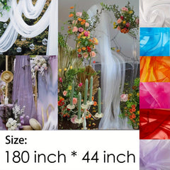 1 Pack 4 57 Meter 111 Organza Fabric Bridal Solid Sheer Organza Fabric Bolt