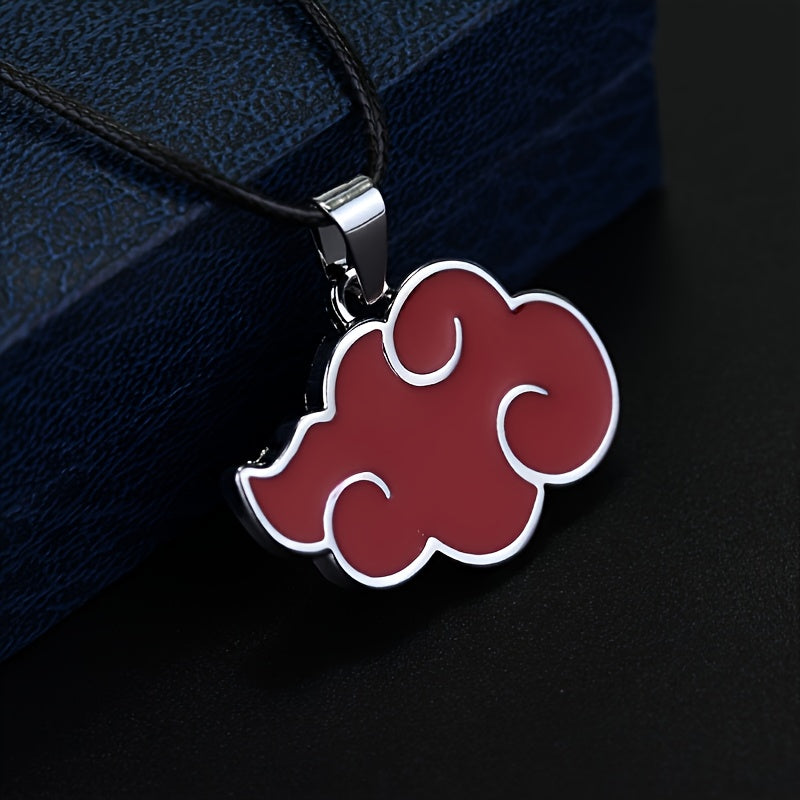 Red Cloud Pendant Men's Drop Oil Charm Necklace