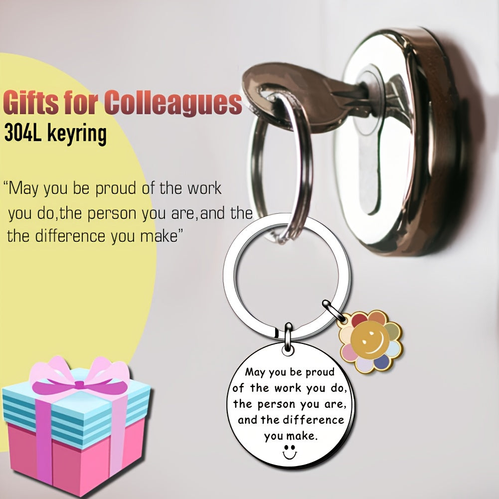 Inspirational Words Print Keychain - Gift Idea