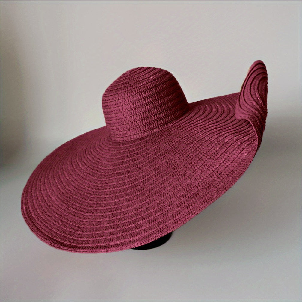Floppy Sun Hat Wide Brim Beach Summer UV Protection Straw Hats