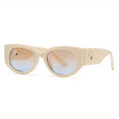 Round Sunglasses For Women Men Hollow Temple Glasses UV400