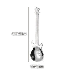 Creative Guitar Spoon for Coffee Desserts Ice Cream