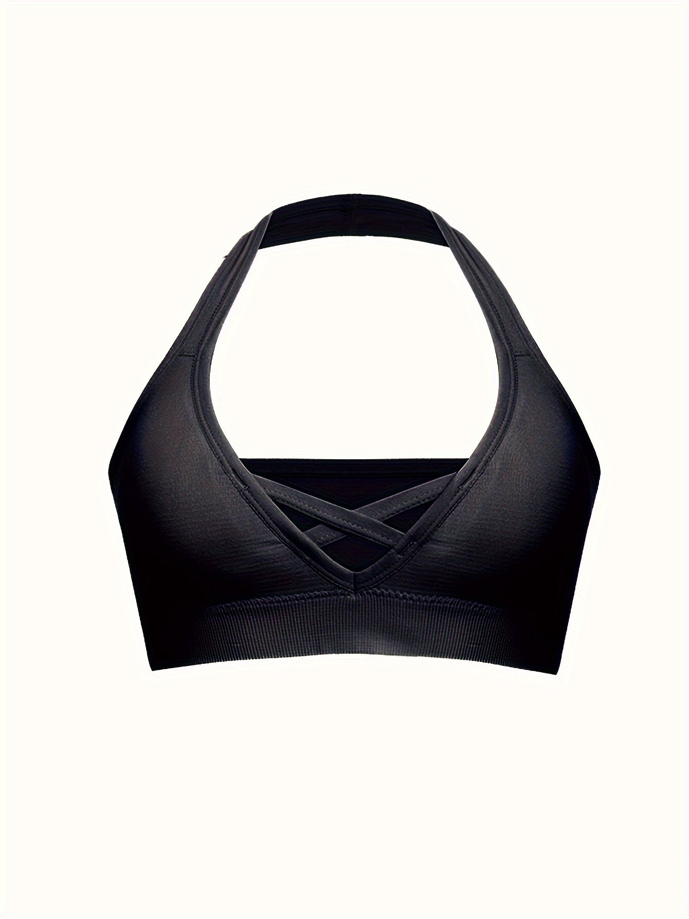 Criss Cross Hollow Push Up Bra Backless Comfortable Stretch Bra