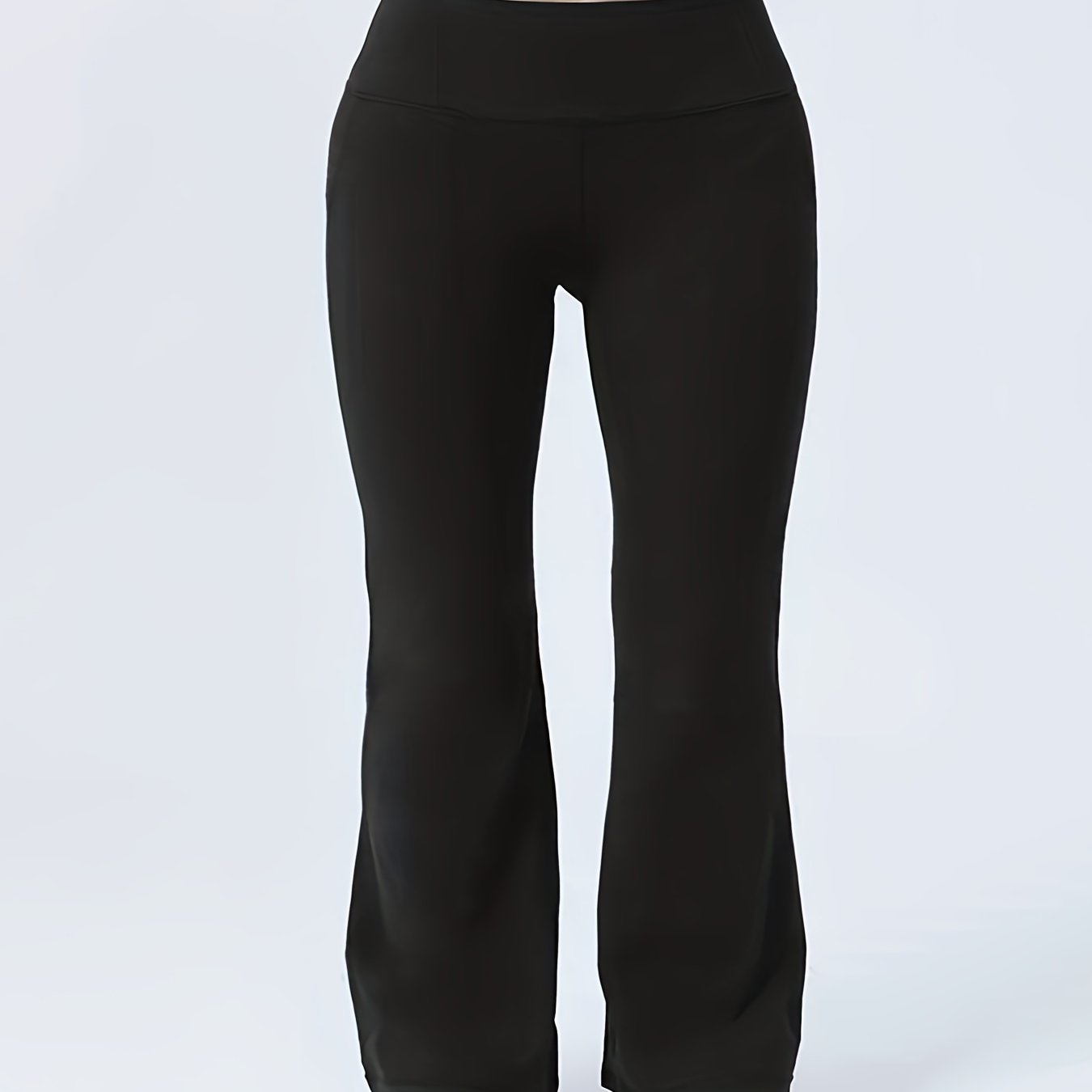  Casual Pants High Stretch Flare Leg Pants