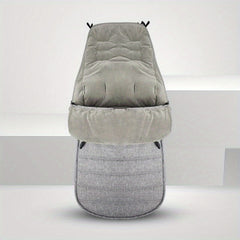 Linen Baby Stroller Sleeping Bag Warm Foot Cover Windproof Three speed Adjutable