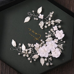 Pearl Headband Bridal Wedding Accessories
