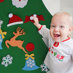 DIY Christmas Tree Felt Toy for Infants & Toddlers