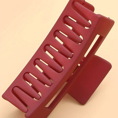 Matte Solid Style Hair Claw for Women