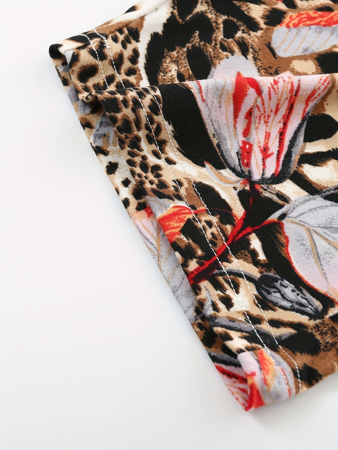 3 pack Toddler Leopard Print Slim Fit Shorts for Summer