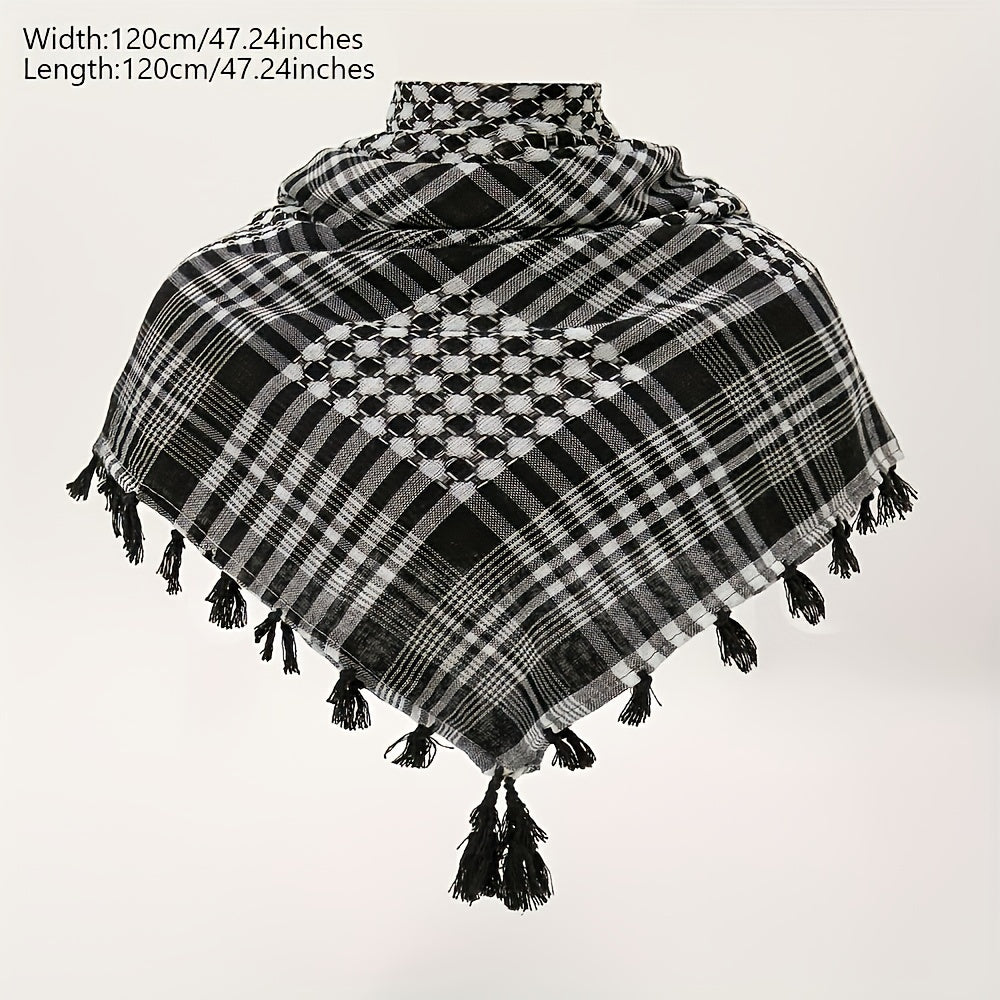 Desert Scarf Retro Tassel Shawl Arab Scarf