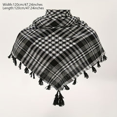 Desert Scarf Retro Tassel Shawl Arab Scarf