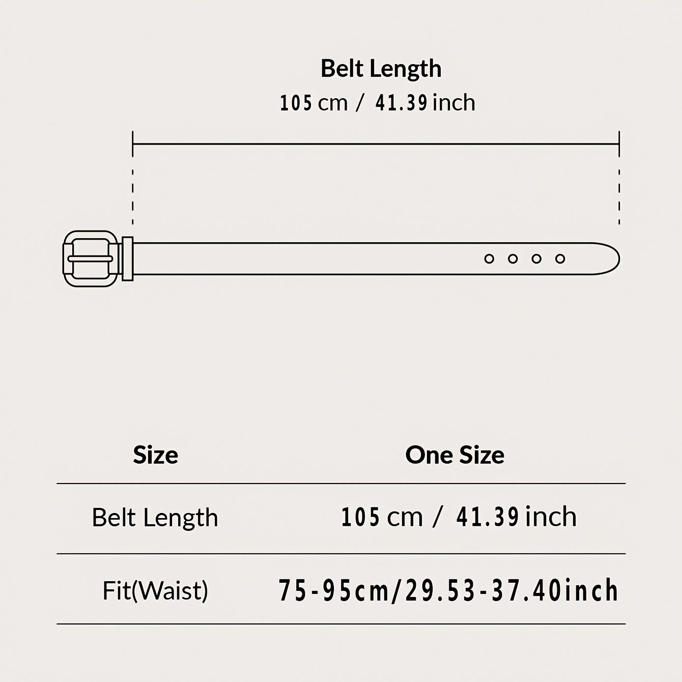 Women's Skinny Waist Buckle Belt for Business Commute
