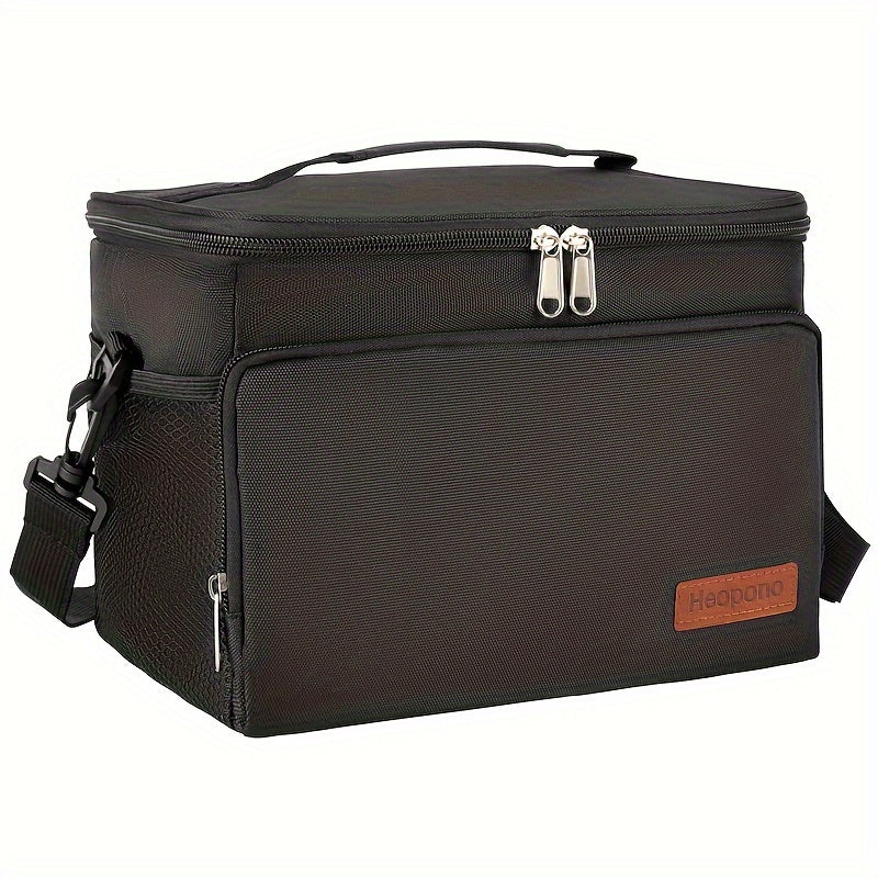 Large Insulated Lunch Bag Thermal Lining Leakproof Portable Lunchbox