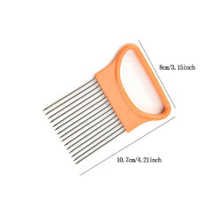 Onion Holder Slicer Stainless Steel Kitchen Tool