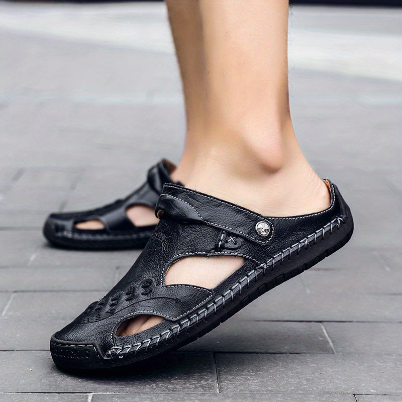 Men's Stitch Sandals Durable Non Slip Beach Shoes