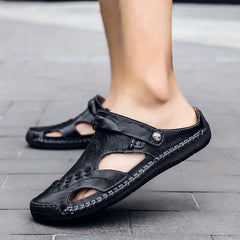 Men's Stitch Sandals Durable Non Slip Beach Shoes