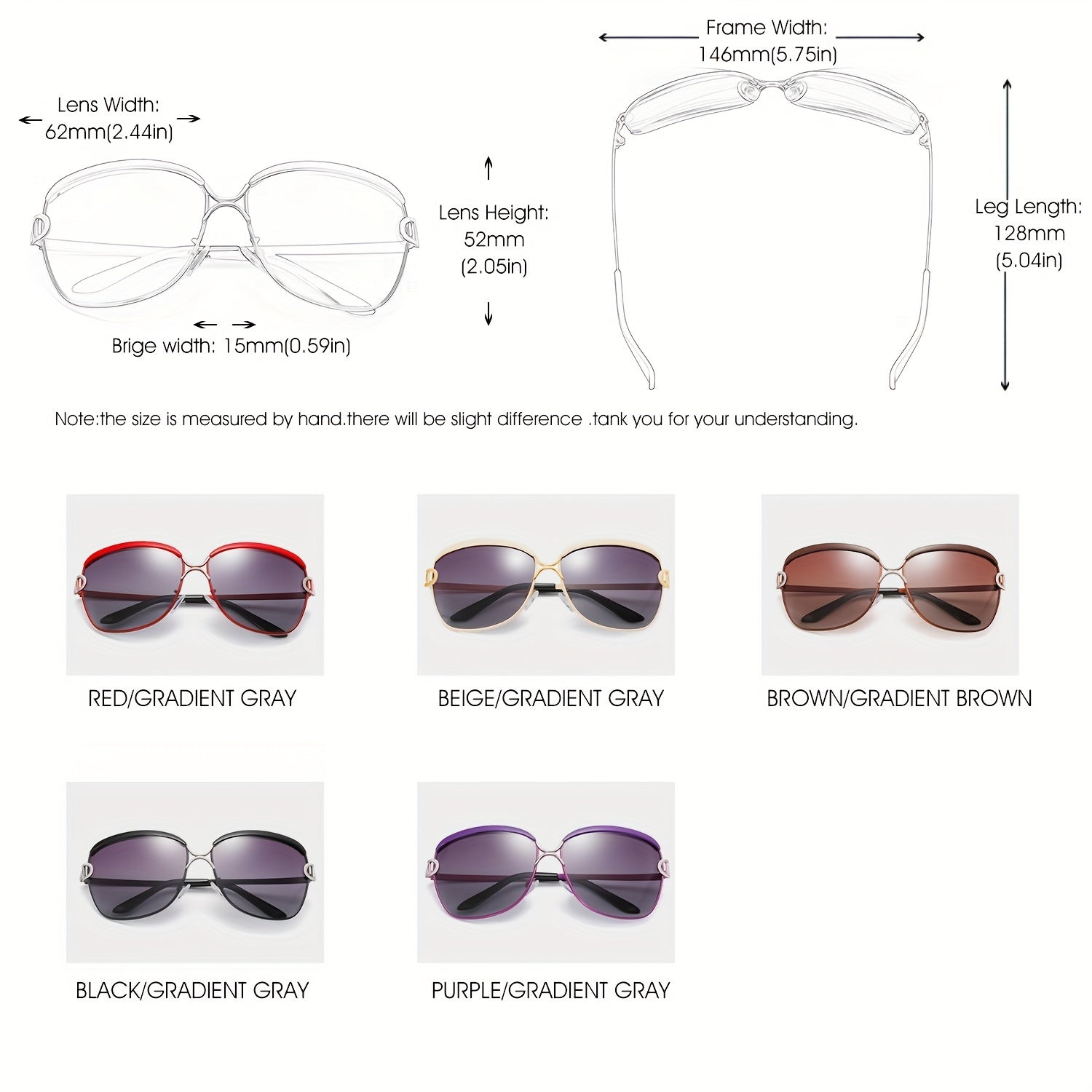 RENEKTON Women's Polarized Large Frame Sunglasses UV400
