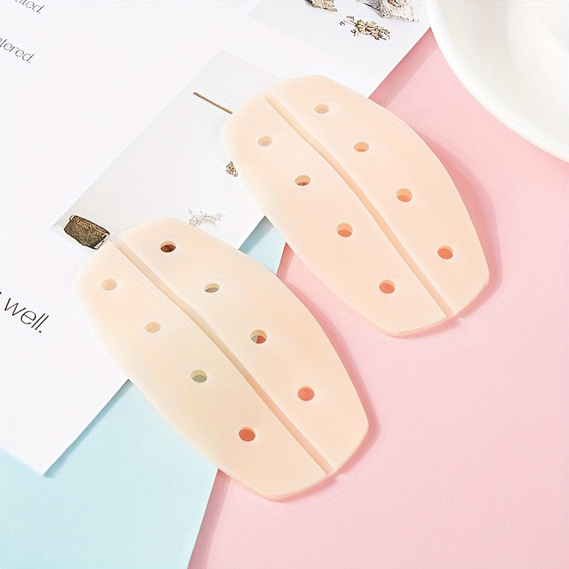 2pcs Invisible Silicone Shoulder Pads Soft Non slip Bra Strap Cushions
