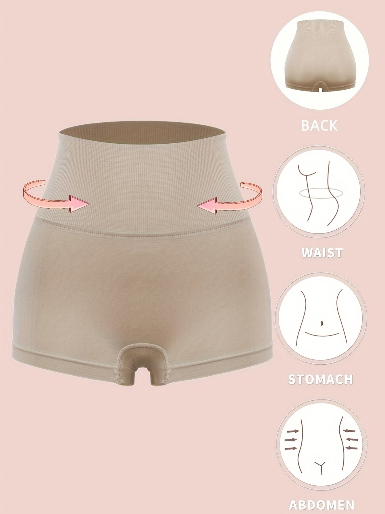 High Waist Tummy Control Compression Panties Women's Underwear