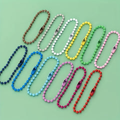100pcs Colorful Bead Chain for Jewelry Making