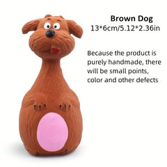 Pet Latex Toys Dog Toys Big Belly Cartoon Squeaky Toy For Dog Chew Toy Molar Toy