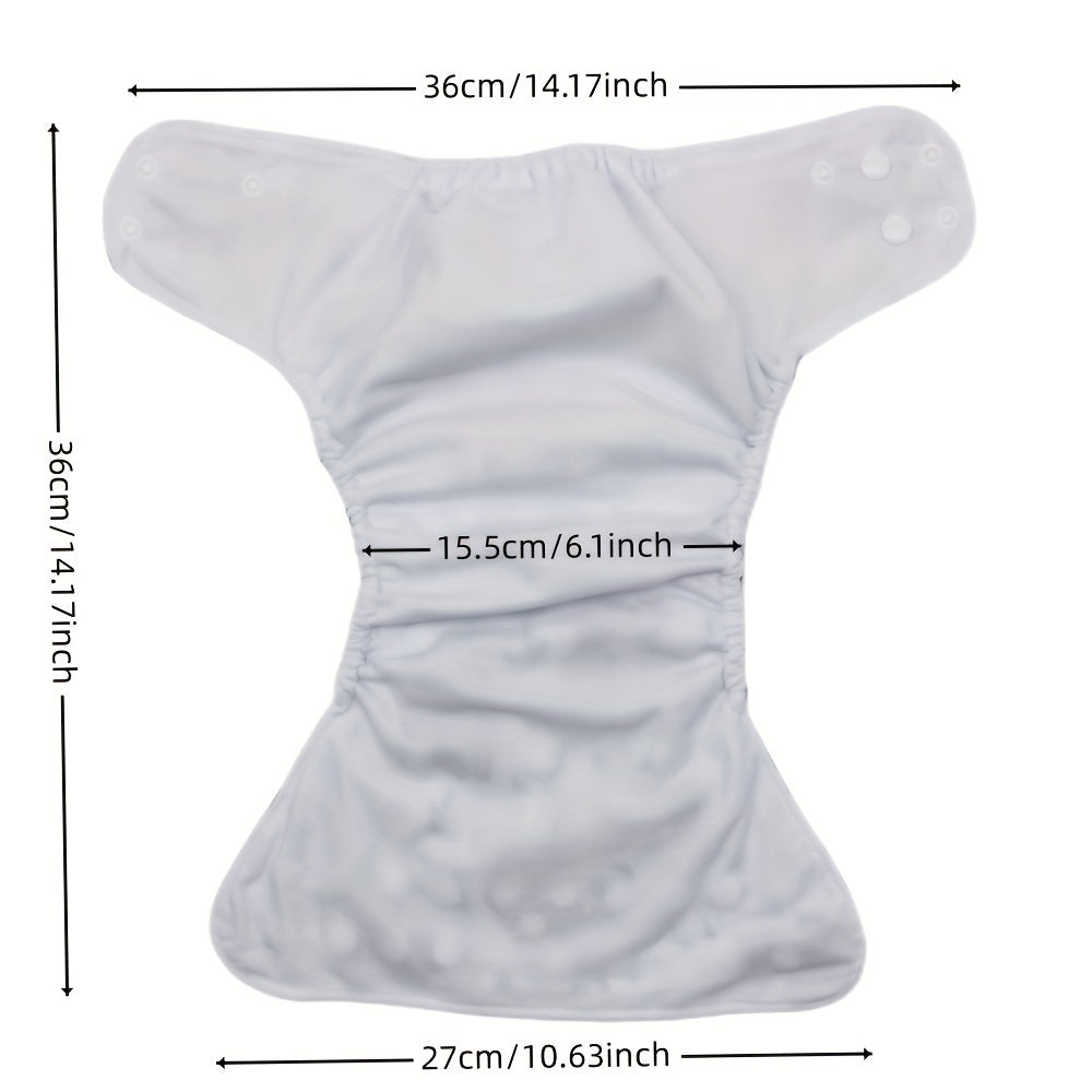 Boho Triangle Print Adjustable Reusable Baby Cloth Diaper