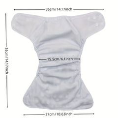 Boho Triangle Print Adjustable Reusable Baby Cloth Diaper