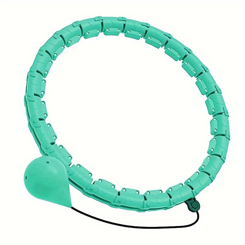 Smart Weighted Fitness Hoop 24 Knots Detachable Exercise Ring for Weight Loss