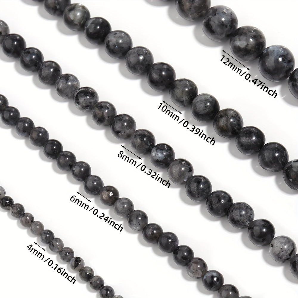 Natural Flash Stone Beads Jewelry Making 4-12mm