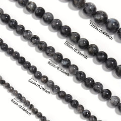 Natural Flash Stone Beads Jewelry Making 4-12mm