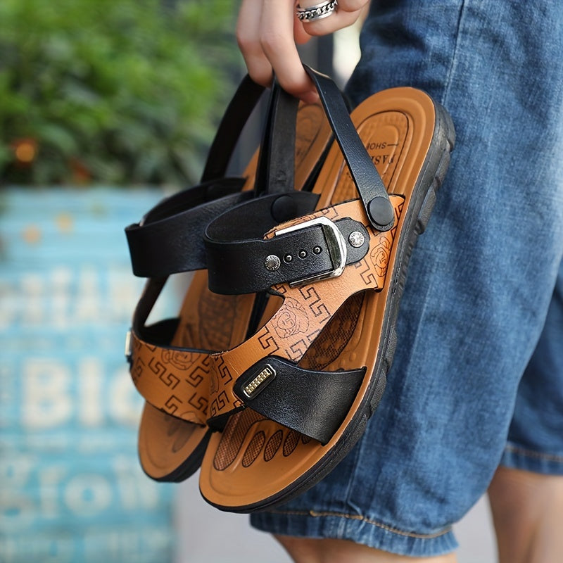 Men's Durable Non Slip Hiking Sandals - Spring/Summer Beach Water Shoes