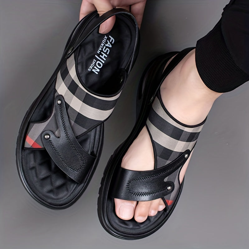 Men's Non Slip Sandals Wear resistant Comfy Beach Shoes Summer