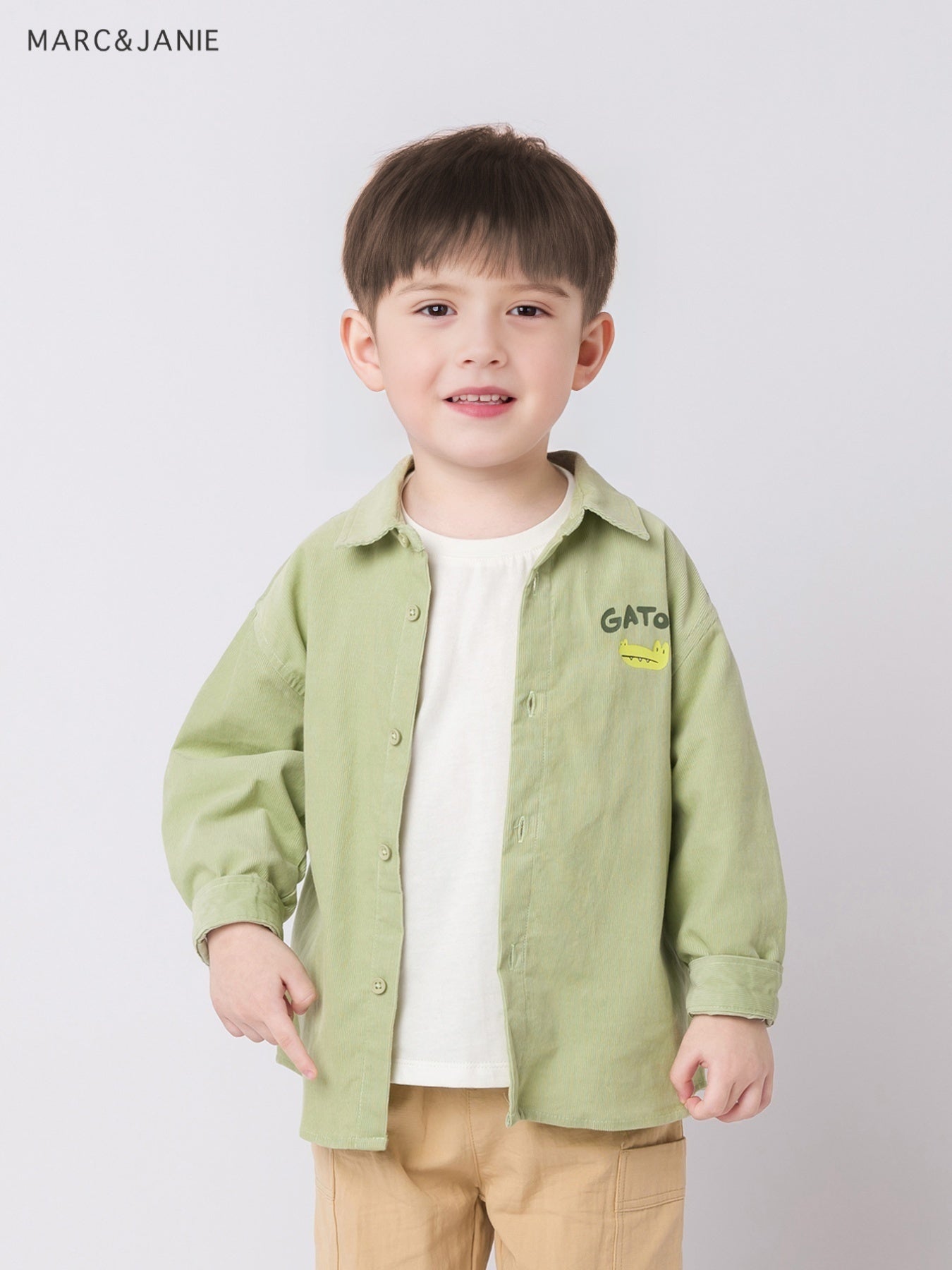 MARC&JANIE Boys Crocodile Shirt