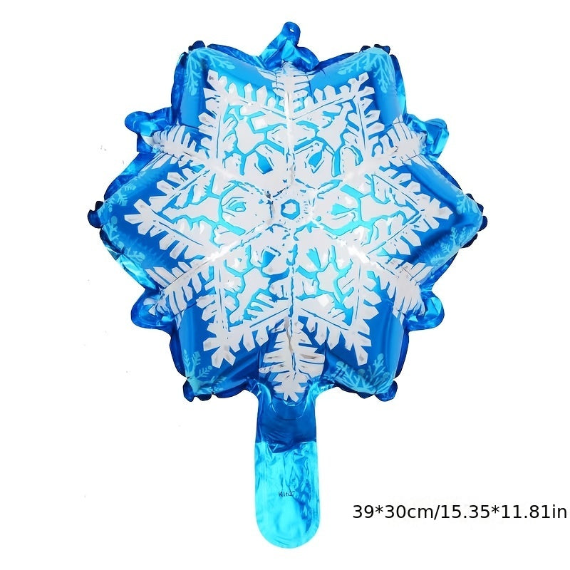 3pcs Winter Snowflake Decoration Balloons Birthday Party Supplies