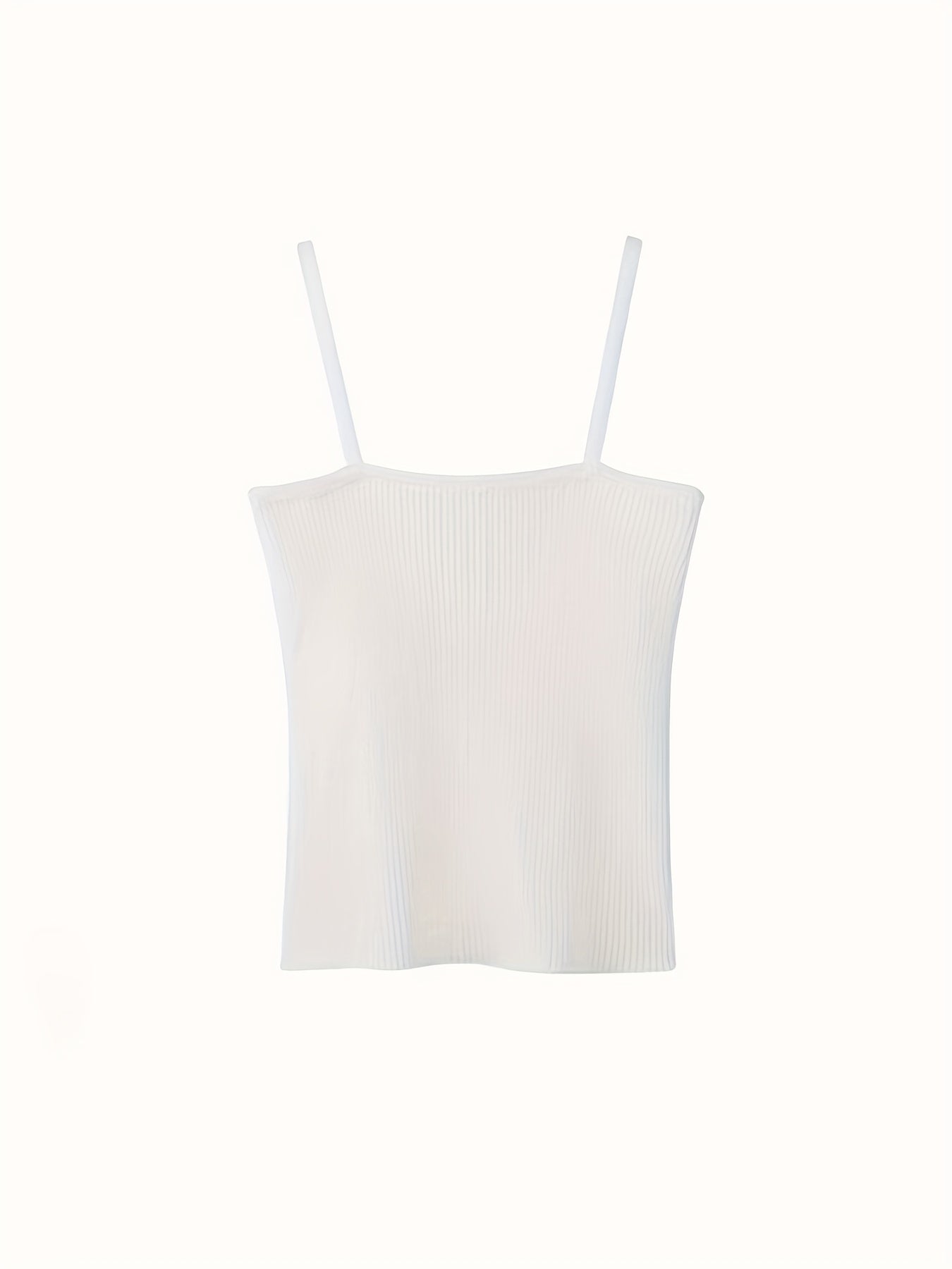 Ribbed Knit Cami Top Sleeveless Summer Top