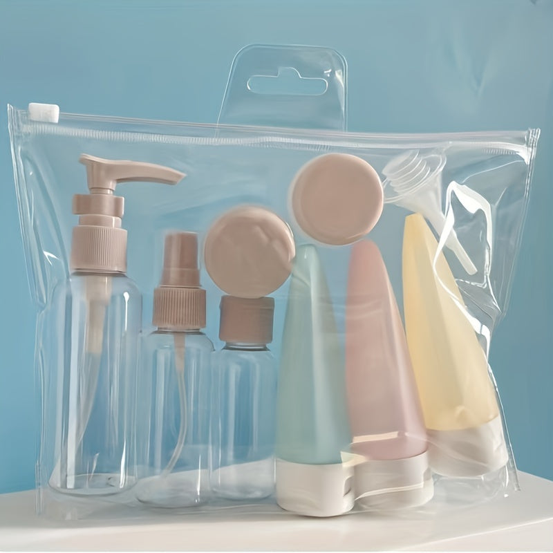 12pcs Travel Bottles Set - Toiletry Containers Leakproof Squeez